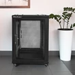 Kép 6/10 - Qoltec 19" RACK szekrény 15U perforált ajtókkal