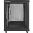 Kép 7/10 - Qoltec 19" RACK szekrény 15U perforált ajtókkal