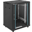 Kép 1/10 - Qoltec 19" RACK szekrény edzett üvegajtókkal