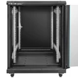 Kép 3/10 - Qoltec 19" RACK szekrény edzett üvegajtókkal
