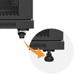 Kép 5/10 - Qoltec 19" RACK szekrény edzett üvegajtókkal