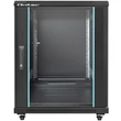Kép 7/10 - Qoltec 19" RACK szekrény edzett üvegajtókkal