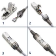 Kép 8/8 - Qoltec RJ45 szerszám nélküli STP csatlakozó CAT6