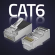 Kép 3/6 - Qoltec RJ45 CAT6 átmenő csatlakozó dugó 100 darabos készlet