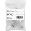 Kép 2/5 - Qoltec RJ45 moduláris csatlakozó CAT5e 10 darab