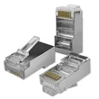 Kép 1/6 - Qoltec RJ45 átmenő csatlakozó dugó CAT5e 10 darab