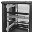 Kép 2/9 - Qoltec 19" rackhez való masszív acél kefe szalag