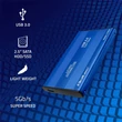 Kép 2/8 - Qoltec kék alumínium külső merevlemez ház 2.5''