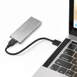 Kép 3/9 - Qoltec alumínium M.2 SSD meghajtó ház ezüst színben
