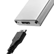 Kép 4/9 - Qoltec alumínium M.2 SSD meghajtó ház ezüst színben
