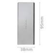 Kép 7/9 - Qoltec alumínium M.2 SSD meghajtó ház ezüst színben
