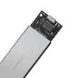 Kép 8/9 - Qoltec alumínium M.2 SSD meghajtó ház ezüst színben
