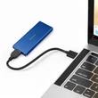 Kép 3/9 - Qoltec alumínium ház M.2 SSD meghajtóhoz kék színben