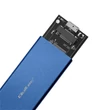 Kép 8/9 - Qoltec alumínium ház M.2 SSD meghajtóhoz kék színben