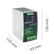 Kép 5/9 - Qoltec 40A 24V DC UPS modul DIN sínre
