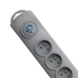 Kép 10/12 - Qoltec túlfeszültségvédő hálózati elosztó 4 aljzattal