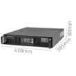 Kép 11/12 - Qoltec Szünetmentes Tápegység UPS RACK-hez | 1kVA | 1000W | Teljesítménytényező 1.0 | LCD | EPO | USB | On-line