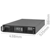 Kép 11/12 - Qoltec 2kVA szünetmentes tápegység rack szereléshez
