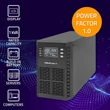 Kép 3/13 - Qoltec 1kVA szünetmentes tápegység UPS LCD kijelzővel