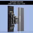Kép 5/14 - Qoltec alumínium ház SSD M.2 SATA 2TB szürke színben