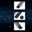 Kép 10/14 - Qoltec alumínium ház SSD M.2 SATA 2TB szürke színben