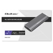 Kép 14/14 - Qoltec alumínium ház SSD M.2 SATA 2TB szürke színben