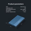 Kép 5/11 - Qoltec alumínium ház 2.5'' SSD HDD-hez, kék színben