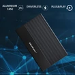 Kép 3/10 - Qoltec fekete alumínium ház SSD és HDD-hez