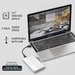 Kép 2/10 - Qoltec alumínium ház 2.5'' SSD HDD USB 3.0