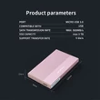 Kép 5/10 - Qoltec rózsaszín alumínium ház 2.5'' SSD HDD-hez