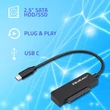 Kép 3/9 - Qoltec SATA adapter 2.5'' HDD és SSD USB-C csatlakozóval