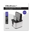 Kép 13/13 - Qoltec HDD SSD dokkoló állomás 2.5" 3.5"