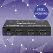 Kép 2/11 - Qoltec Aktív HDMI Elosztó 2 x HDMI 4K x 2K