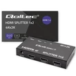 Kép 7/11 - Qoltec Aktív HDMI Elosztó 2 x HDMI 4K x 2K