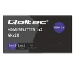 Kép 13/13 - Qoltec Aktív HDMI Elosztó 2 x HDMI 4K 60Hz
