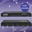 Kép 2/13 - Qoltec Aktív HDMI Elosztó 4 x HDMI 4K x 2K