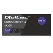Kép 13/13 - Qoltec Aktív HDMI Elosztó 4 x HDMI 4K x 2K
