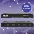 Kép 2/13 - Qoltec Aktív HDMI Elosztó 4 x HDMI 4K 60Hz