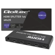 Kép 7/13 - Qoltec Aktív HDMI Elosztó 4 x HDMI 4K 60Hz