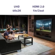 Kép 6/13 - Qoltec Aktív HDMI Elosztó 2 x HDMI 4K 60Hz
