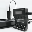 Kép 6/10 - Qoltec Ni-MH akkumulátortöltő LCD kijelzővel és USB kábellel