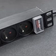 Kép 7/11 - Qoltec 10'' alumínium elosztó RACK 4 francia aljzattal