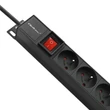 Kép 5/11 - Qoltec 1U alumínium elosztó RACK-hez 16A