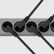 Kép 6/13 - Qoltec túlfeszültségvédő elosztó 6 aljzattal és 2 USB porttal