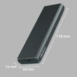 Kép 10/10 - Qoltec alumínium M.2 SSD ház grafit színben