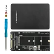 Kép 5/7 - Qoltec alumínium M.2 SSD adapter fekete színben