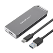 Kép 1/14 - Qoltec Mini Alumínium Ház M.2 SSD 2TB ezüst színben