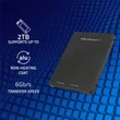 Kép 2/7 - Qoltec alumínium M.2 SSD adapter fekete színben