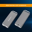 Kép 4/14 - Qoltec Mini Alumínium Ház M.2 SSD 2TB ezüst színben