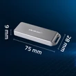 Kép 7/14 - Qoltec Mini Alumínium Ház M.2 SSD 2TB ezüst színben